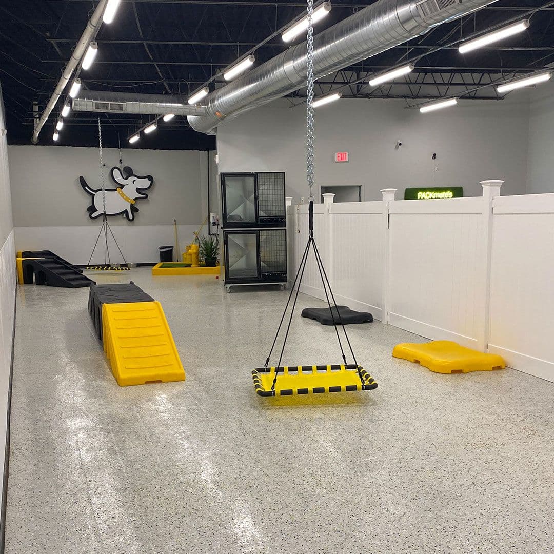 Playful Pack's daycare room in McLean, VA