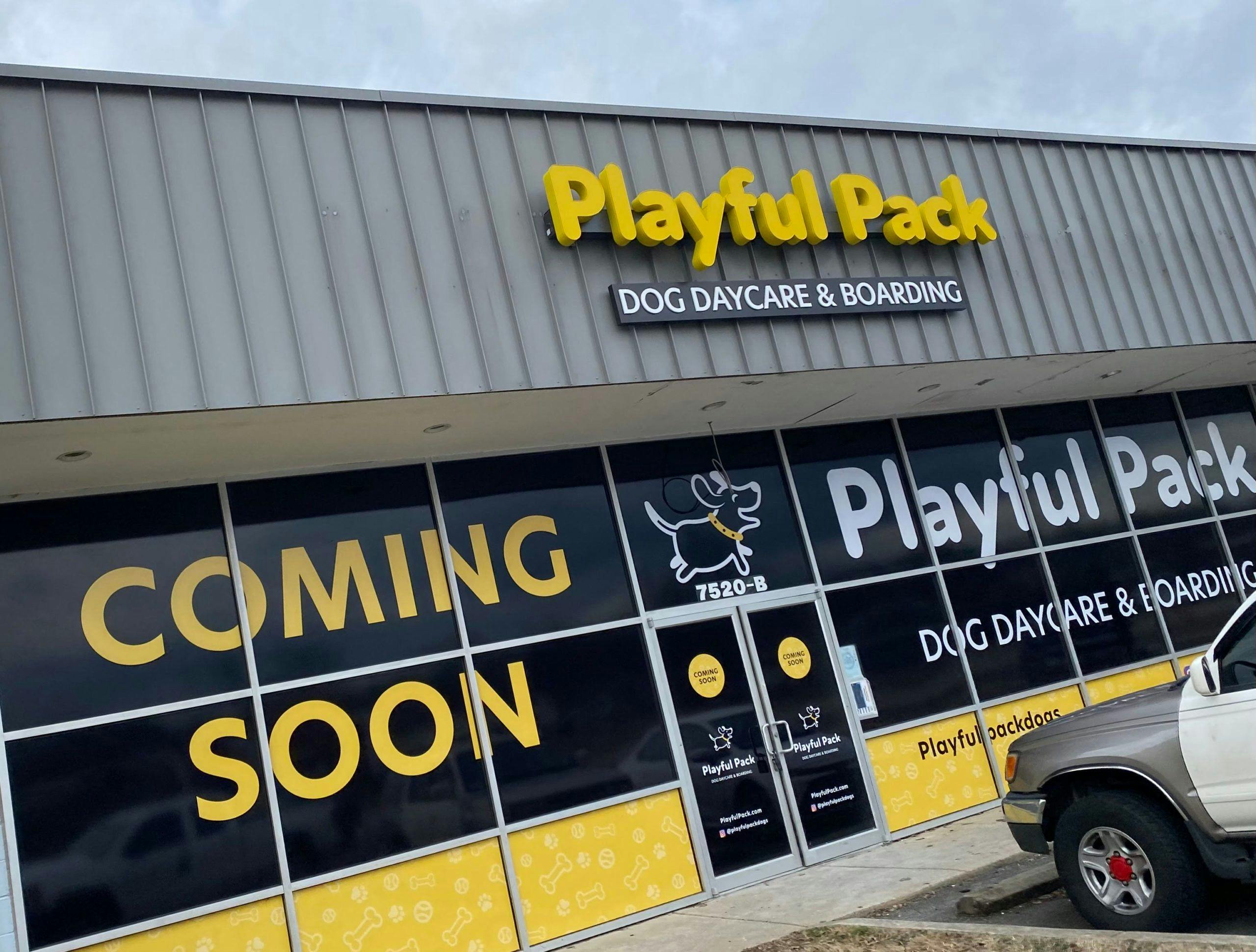 Playful Pack storefront image with coming soon signage